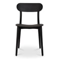 thumbnail image 3 of Moe's Home Collection Kent Outdoor Dining Chair Black - Set Of Two Plastic, 3 of 6