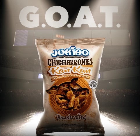 Jukiao Kan Kan Style Pork Rinds, Chicharrones in Plastic Bag, Gluten-Free, 4 oz