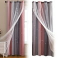 thumbnail image 2 of Rainbow Curtain Pk2， Panels Gradient Curtains Draperies for Kids Girls Bedroom Living Room Double Window Curtains Thermal Insulated, 2 of 9