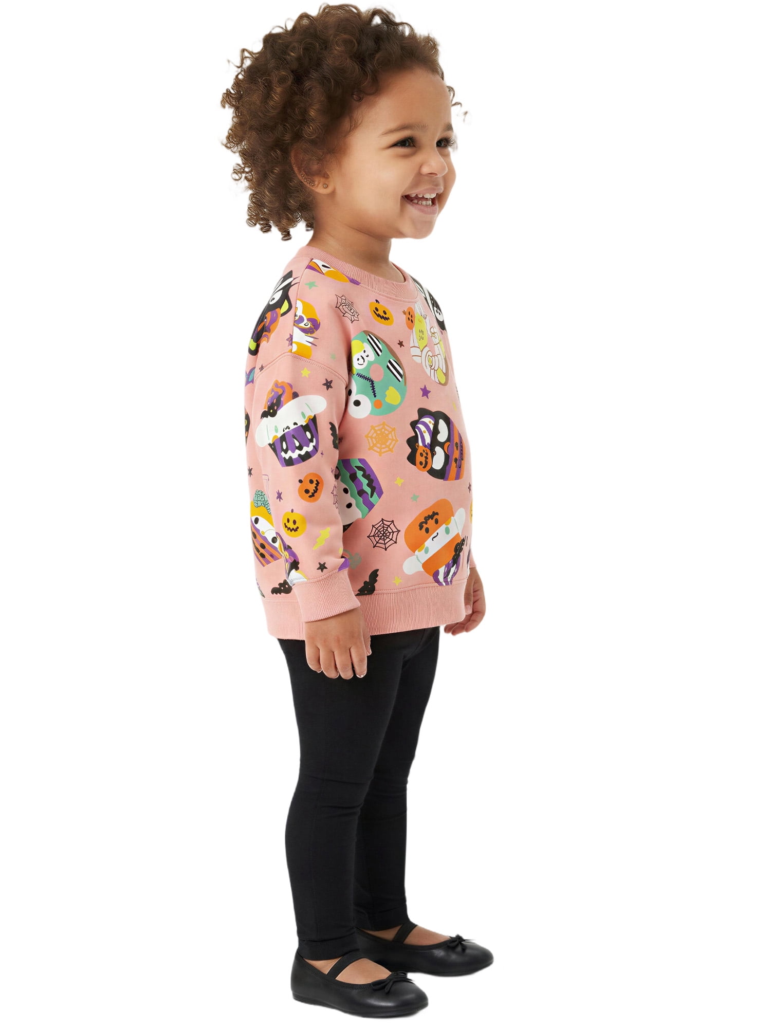 Hello Kitty Toddler Girl Long Sleeve Halloween Sweatshirt, Sizes 12M-5T