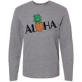 thumbnail image 3 of Inktastic Aloha- with pineapple Long Sleeve T-Shirt, 3 of 5