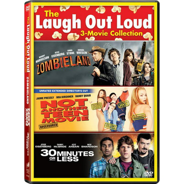 Dictation Expect it Death jaw The Laugh Out Loud 3-Movie Collection: Zombieland / Not Another Teen Movie  / 30 Minutes or Less (DVD) - Walmart.com
