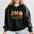 thumbnail image 2 of Coquette Howdy Fall - Women's Lightweight Garment Dyed Sweatshirt, 2 of 13