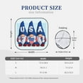 thumbnail image 3 of Bingfone Cute Gnomes In Usa1 Print 2-Piece Sun Shade Front Windshield - Foldable Car Front Window Sunshades For Most Sedans Suv Truck - Medium, 3 of 7