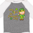 thumbnail image 4 of Inktastic My First St. Patricks Day Leprechaun and Shamrocks Boys or Girls Long Sleeve Baby Bodysuit, 4 of 5