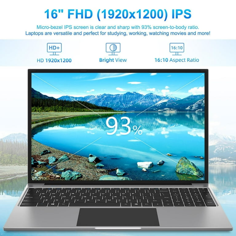 17.3 inch Laptop Intel N5095 RAM16GB SSD512GB Display 1920*1200 