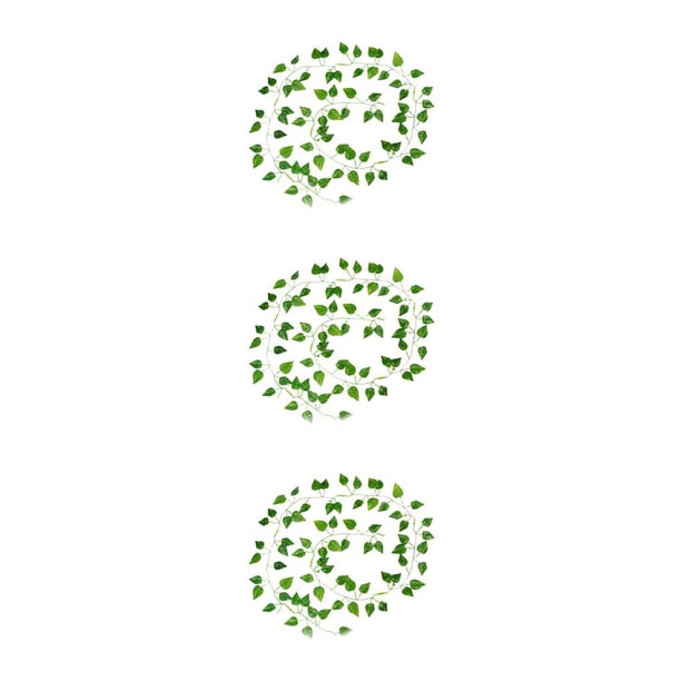 Billuyoard Guirnalda de plantas artificiales para sala de estar, dormitorio, oficina, Hotel, restaurante, vid falsa, adorno de navideña, 2 Type2 NO2