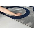 thumbnail image 4 of GLORY RUGS Area Rug Modern 5x7 Navy Circles Geometry Soft Hand Carved Contemporary Floor Carpet Fluffy Texture for Indoor Living Dining Room and Bedroom Area, 4 of 6