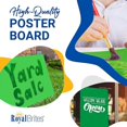 thumbnail image 3 of Royal Brites Green Poster Board, High Quality 2-Sided 22"x28" , pack of 25, 3 of 5