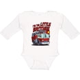 thumbnail image 3 of Inktastic Little Brother Fire Truck Boys Long Sleeve Baby Bodysuit, 3 of 5