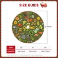 thumbnail image 2 of Gaeub Camping 1 Print Christmas Tree Skirt,Christmas Decorations,Round Xmas Skirt for Christmas Indoor Decorations Xmas Winter Holiday Party Supplies-30", 2 of 6