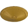 thumbnail image 3 of Ekena Millwork 24"OD x 3"P Shakuras Ceiling Medallion (Fits Canopies up to 5"), Hand-Painted Pharaohs Gold, 3 of 6