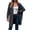 Dark Gray, variant on Hrsba Cable Knit Sweaters for Women Solid Color V Neck Oversized Long Knit Pullover Sweater