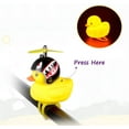 thumbnail image 2 of Duck Bike Bell, Rubber Duck Bicycle Accessories with LED Light, Car Ornaments Yellow Duck Car Dashboard Decorations, Cute Rubber Duck for Car and Bike, 2 of 6