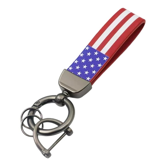 Alloy Car Keychain With America Flag Designs For Men Women And All Vehicle Models Key Holder