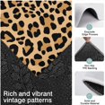 thumbnail image 3 of Beige and Black Of Leopard Print Kitchen Rugs Sets Of 3,Kitchen Runner Rugs Non Skid Washable,Decorative Kitchen Floor Mats for Kitchen,Sink,Laundry,17"x30"+ 17"x47" + 17"x59", 3 of 6