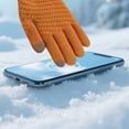 thumbnail image 3 of Women's Winter Touch Screen Gloves - Cold Weather Warm Lined Knit Gloves with Elastic for Texting & Outdoor Activities, 3 of 5