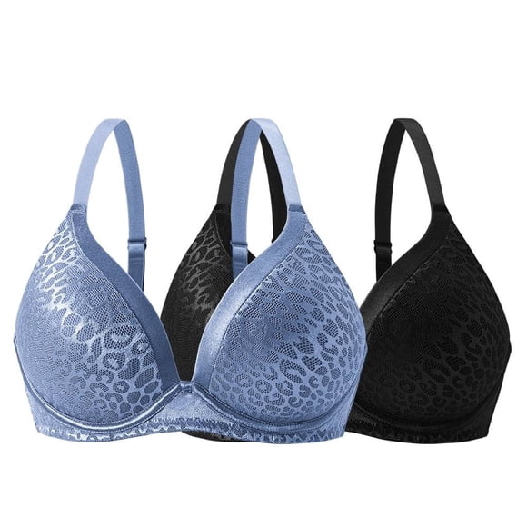 Brassiere Secret Treasures para Mujer, Corte Laser con Varilla Multicolor Talla 34B, 2 Piezas