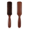 thumbnail image 1 of O BRUSHZOO Cepillo de pelo Cepillo de cerdas de jabalí para hombres Cabello fino normal Mango de haya Cepillo de cerdas de jabalí para cabello y barba, 1 of 5