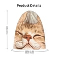 thumbnail image 4 of Rateoe Sleeping Cat In Blanket Kids Beanie Warm Knit Beanie Hats Boys Girls Winter Hat Soft Slouchy Hats for Kids, 4 of 7