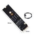 thumbnail image 2 of Wireless M.2 A+e Key Slot To M.2 M Key Wifi Bluetooth Adapter For Ax200 9260 Bcm94352z Card Nvme Pc, 2 of 5