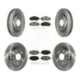 thumbnail image 1 of Transit Auto Front Rear Disc Brake Rotors and Semi-Metallic Pads Kit for Car Dodge Grand Caravan Chrysler Town & Country Journey Ram C/V Volkswagen Routan K8S-103145, 1 of 11