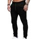 thumbnail image 2 of Pantalones deportivos elásticos de cintura media para hombre: pantalones de chándal plisados con bolsillos, de poliéster, hasta los tobillos, ropa informal para correr y entrenar., 2 of 2