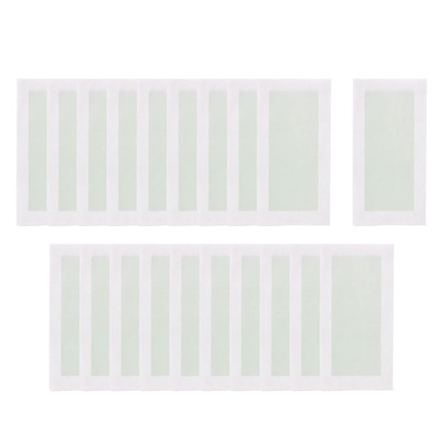 20 Pcs Bandes de Cire Tous Types de Peau Bandes d'Épilation Douces Vertes
