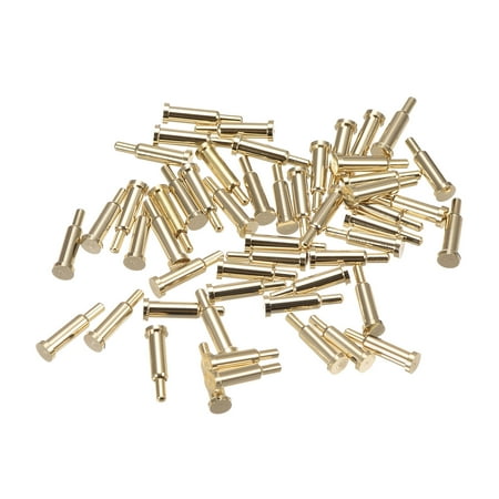 

Uxcell Spring Test Probe Pin 50pcs 0.9mm Tip 7mm Height 1.5mm Full Stroke for Connection Electricity Conduction