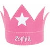 Personalized Pink Birthday Crown With Star