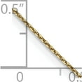 thumbnail image 5 of 14K Yellow Gold .65mm D/C Round Open Link Cable Chain (16 X 0.65) Made In South Africa pen201-16, 5 of 5