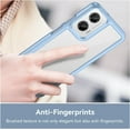 thumbnail image 6 of Case for Moto G35 5G,Moto G35 5G Case,Transparent TPU+PC Acrylic Protective Military Grade  Heavy Duty Shockproof Protection Phone Case for Motorola Moto G35 5G (Blue), 6 of 16