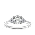thumbnail image 1 of 0.65 Carat Excellent Round Shape Genuine Diamond Latest Design Solitaire Engagement Ring for Ladies Solid 18K White Gold Size 7.5, 1 of 8