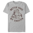 thumbnail image 1 of Men's Lost Gods Better Have My Cookies  T-Shirt - Silver - Large, 1 of 3