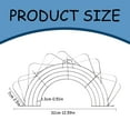 thumbnail image 3 of Clearance,npkgvia 1Pcs Rack Semi Circular Kitchen Wok Fry Pan Pot For Fry Pan Drainer Rack For Chicken,Multi-color, 3 of 7