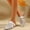 White, variant on Women's Breathable Mesh Flat Mules, Elegant Slip-On Loafers Casual Mesh Braided Slide Sandals - Lightweight Comfort Walking Shoes for Women(White, 5.5)