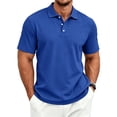 thumbnail image 2 of Men's Golf Polo Shirt Short Sleeve Casual Work Activewear Performance Polo Shirts for Men Moisture Wicking Quick Dry, 2 of 9