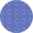 thumbnail image 1 of Ahgly Company Machine Washable Indoor Round Transitional Sky Blue Area Rugs, 3' Round, 1 of 7
