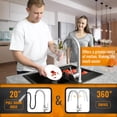 thumbnail image 2 of APPASO Modern Kitchen Faucet with Pull Down Multi-Flow Sprayer Brushed Nickel, Single-Handle High Arc Swan-Neck Kitchen Sink Faucet with Op, 2 of 8