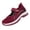 Red, variant on Womens Orthopedic Mary Jane Sneakers, Adjustable Strap Daily Walking Shoes, Summer Cutout Mesh Soft Fit Leisure Flats Black