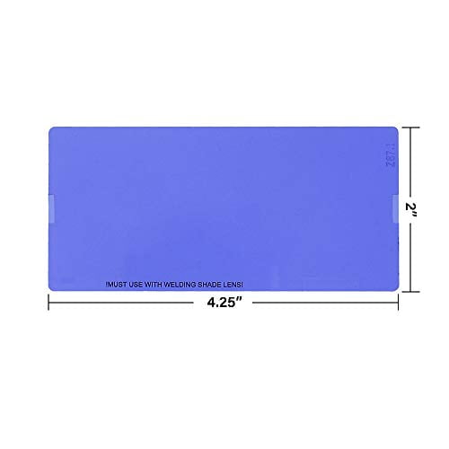 Super Blue Drop in Welding Lens Small 2 X 4.25 Walmart