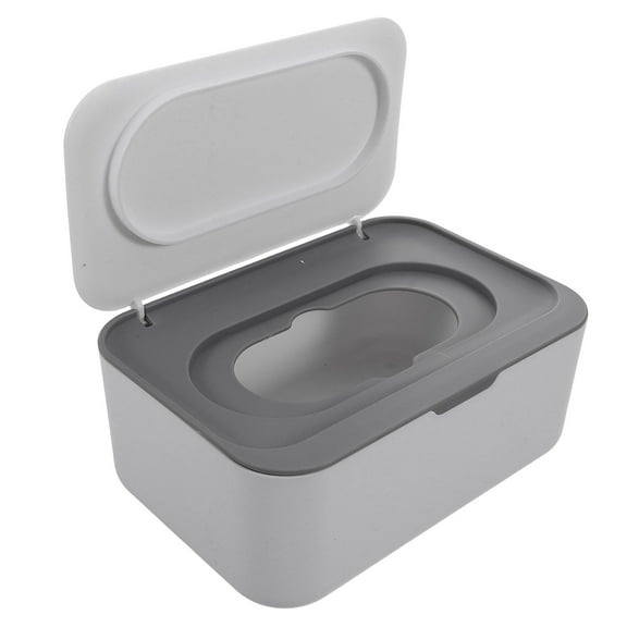 Worgeous Large Capacity Wet Wipes Container Dustproof Plastic Tissue Holder Sealed Storage Box Wet Tissue Organizer Ideal For Bathroom Living Room