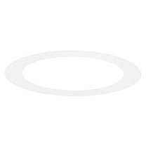 Uxcell 1-Pack Goof Rings for 6" Recessed Lights, 5.9" ID 8.1" OD Durable Steel Trim Ring Flush Mount White