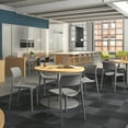 thumbnail image 4 of HON Basyx Prodigy Commercial-Grade 2-Pack Armless Stackable Chair, Indoor & Outdoor Chair, in Platinum Grey (BSXVL332C), 4 of 13
