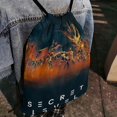 thumbnail image 4 of Secret Level Mochila de Cuerdas para Deportes y Gimnasio, Bolsa de Cuerdas Resistente al Agua, Bolsa Cinch, 30×40cm, 4 of 6