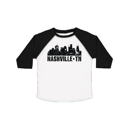

Inktastic Nashville Skyline Grunge Gift Toddler Boy or Toddler Girl T-Shirt