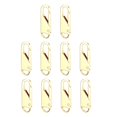 thumbnail image 4 of 10 Pcs Zipper Pull Replacement Metal Zipper zipper slider backpacks fix Gripper Fixer Tabs Golden, 4 of 6