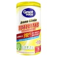 thumbnail image 1 of Toallitas desinfectantes Great Value aroma limón 75 pzas, 1 of 4