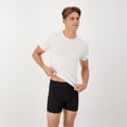 thumbnail image 4 of Calzoncillos tipo bóxer Hanes Originals, supersuaves, viscosa, bambú, para hombre, negros, 4 of 6