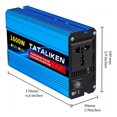 thumbnail image 3 of Inversor de corriente para coche, 24 V, 1600 W, 220 V, 60 Hz, onda sinusoidal pura, 3 of 8